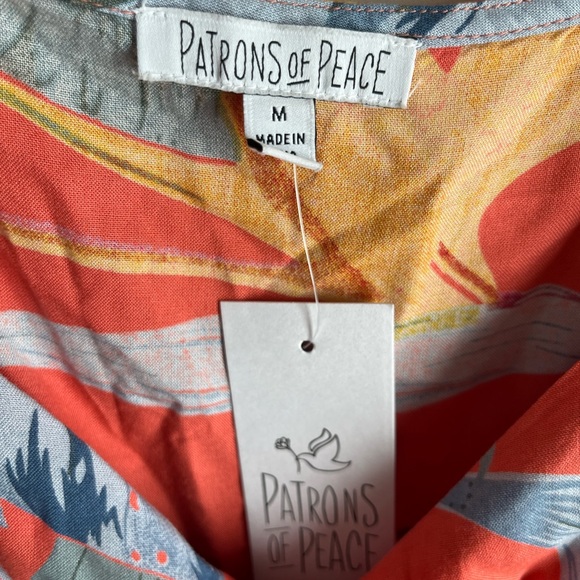 Tropical Ruffled Cut Out Top - Picture 3 of 3